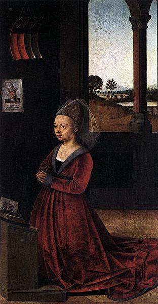 Petrus Christus Wife of a Donator oil painting image